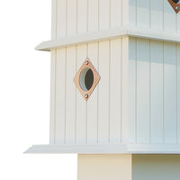 Holly Bird House with Hammered Copper Colored Metal Roof