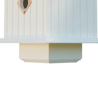 Holly Bird House with Hammered Copper Colored Metal Roof