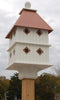 Manor Bird House with Hammered Copper Colored Roof - BirdHousesAndBaths.com