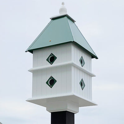 Plantation Bird House with Spruce Green Roof