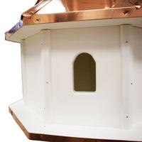 Amish Made Poly Premier Large Bird House with Copper Roof