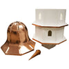 Amish Made Poly Premier Large Bird House with Copper Roof