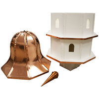 Amish Made Poly Premier Large Bird House with Copper Roof