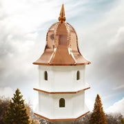 Amish Made Poly Premier Large Bird House with Copper Roof - BirdHousesAndBaths.com
