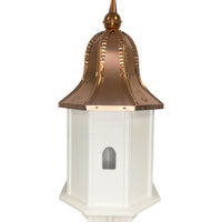 Amish Crafted Poly Premier Bird House with Copper Roof