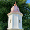 Amish Crafted Poly Premier Bird House with Copper Roof