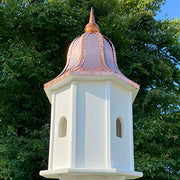 Amish Crafted Poly Premier Bird House with Copper Roof