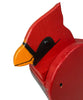 Amish Cardinal Shaped Bird Feeder