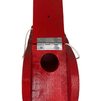 Amish Cardinal Shaped Bird Feeder