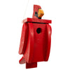 Amish Crafted Cardinal Shaped Novelty Bird House