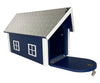 Amish Recycled Plastic Deluxe Mailbox, Patriotic Blue/White