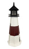 Amish Montauk Lighthouse, Cherrywood & White, 58"