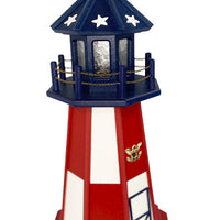 Amish Cape Henry Lighthouse, Patriotic, 34.5in. H