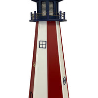 Amish Patriotic Striped Lighthouse, 57"H