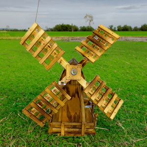 Amish Wooden Windmill, Small, 30"H