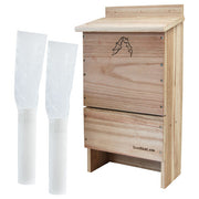 Bat House with Two Exclusion Tubes, Triple Celled, 250 Bats