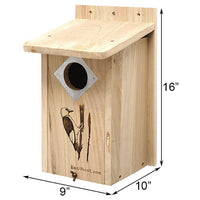 Classic Three-Woodpecker House