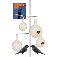 Classic Purple Martin Gourds and Pole Package