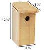 Titmouse, Warbler & Tree Swallow Bird House