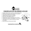 Observation Bluebird House