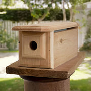 Horizontal Bluebird House - BirdHousesAndBaths.com