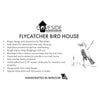 Flycatcher Bird House