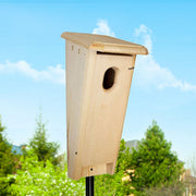 Slant-Front Bluebird Box - BirdHousesAndBaths.com
