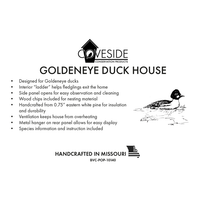 Goldeneye Duck House, Unassembled