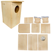 Barred Owl House, Unassembled - BirdHousesAndBaths.com