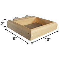 Mini Screen Window Bird Feeder