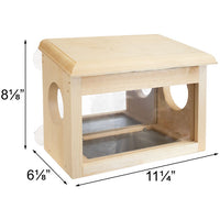 Dual Side Entry Window Bird Feeder