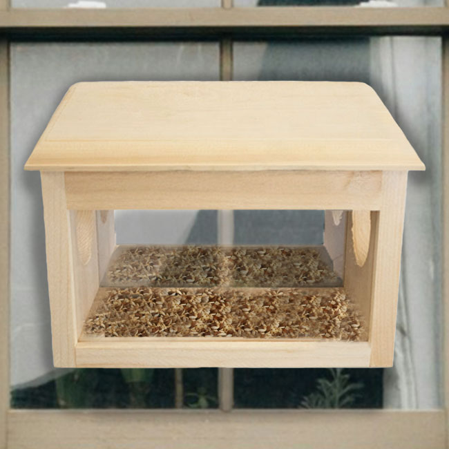Dual Side Entry Window Bird Feeder