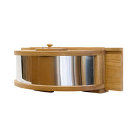 Panoramic In-House Bird Feeder with Mirrored Back