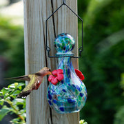 LunaLite Vase Hummingbird Feeder, Saturn, 16 oz. - BirdHousesAndBaths.com