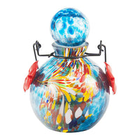 LunaLite Globe Hummingbird Feeder, Blue, 16 oz. - BirdHousesAndBaths.com