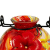 LunaLite Globe Hummingbird Feeder, Red - BirdHousesAndBaths.com
