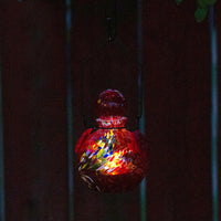 LunaLite Globe Hummingbird Feeder, Red - BirdHousesAndBaths.com