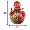 LunaLite Globe Hummingbird Feeder, Red - BirdHousesAndBaths.com