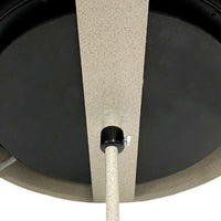 Erva Heated Beige Bird Bath with Pole