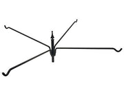 Four Arm Extended Reach Hanger, Black, 45" - BirdHousesAndBaths.com