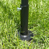 Erva Five Piece Birding Pole Kit w/ Triple Hanger, Black, 9'
