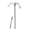 Erva Five Piece Birding Pole Kit w/ Triple Hanger, Black, 9'