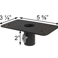 Mounting Plate for 1" Outer Diameter Poles