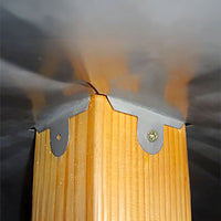 Post Mounted Galvanized Squirrel Baffle, 23.25"