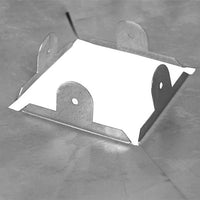 Post Mounted Galvanized Squirrel Baffle, 23.25"