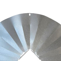 Post Mounted Galvanized Squirrel Baffle, 23.25"