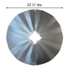 Post Mounted Galvanized Squirrel Baffle, 23.25"