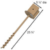 Ground Socket for 4 x 4 Post