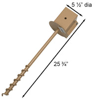 Ground Socket for 4 x 4 Post