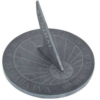 Slate Sundial, Gray, 9.75" dia.